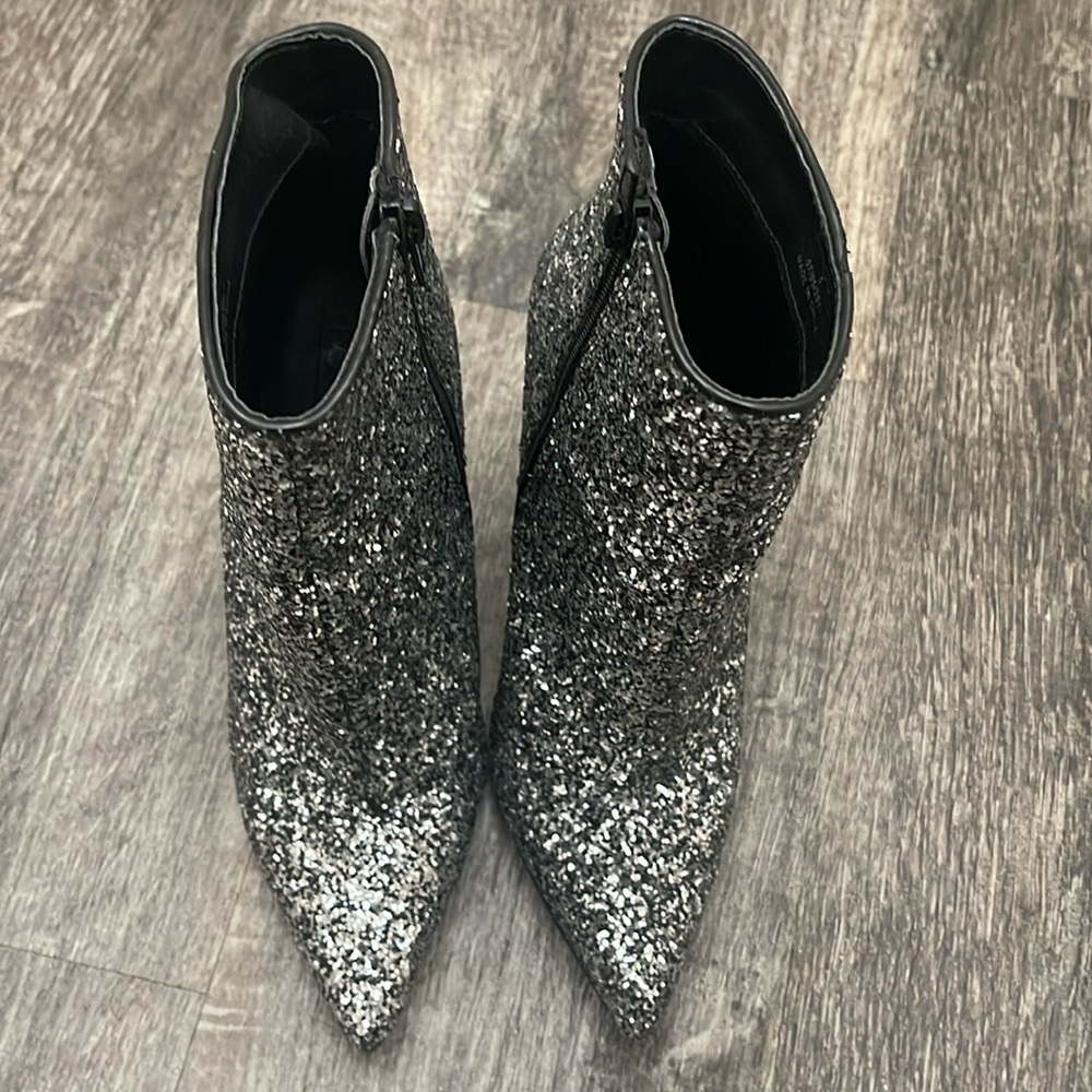 ASOS Glitter Booties Size 5